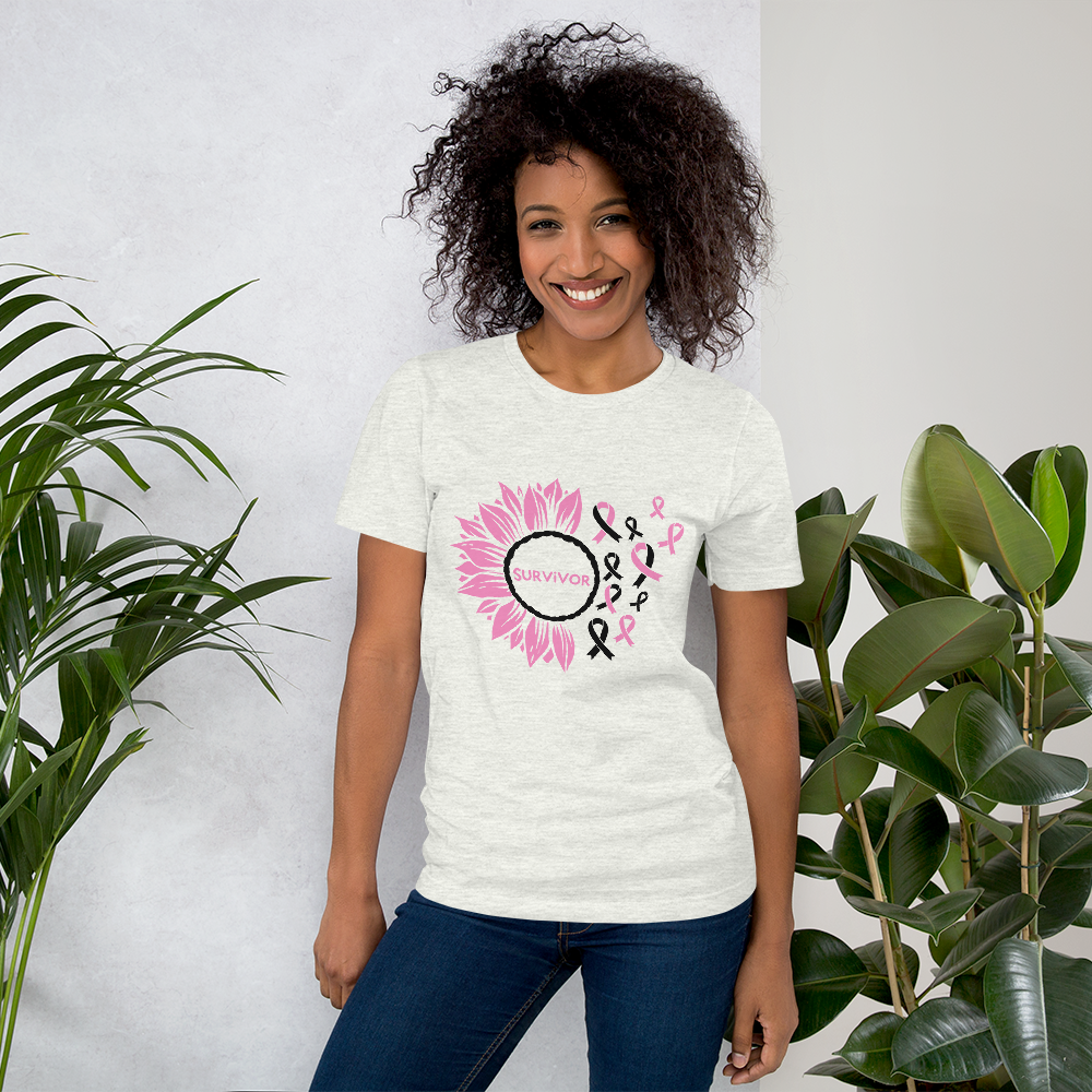 Breast Cancer Awareness| Breast Cancer Survivor| Pink Ribbon Breast Cancer Gifts Short-Sleeve Unisex T-Shirt