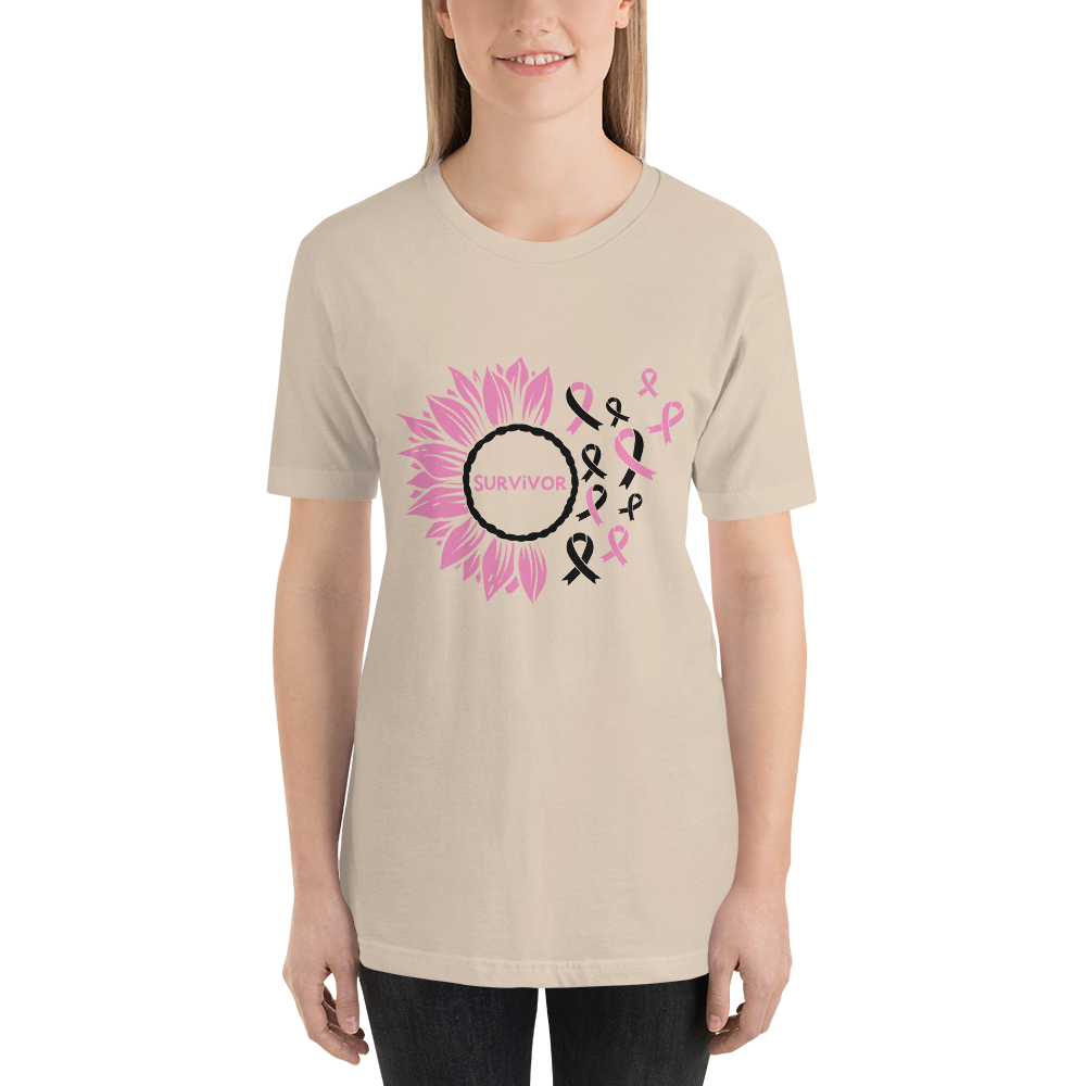 Breast Cancer Awareness| Breast Cancer Survivor| Pink Ribbon Breast Cancer Gifts Short-Sleeve Unisex T-Shirt